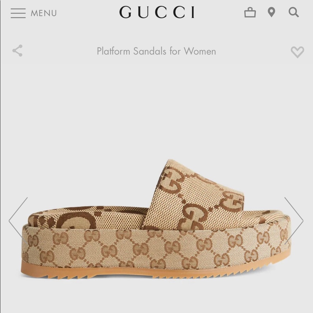 Gucci Platform Sandal
